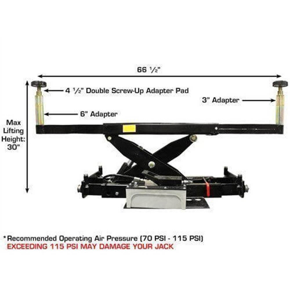 Atlas PX16A Scissor Alignment Lift and RJ8 Rolling Jacks Combo - Image 12
