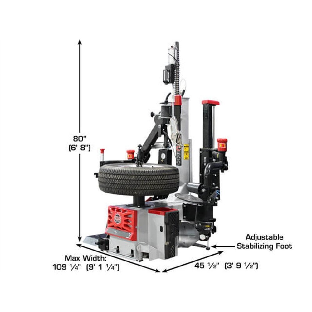 Atlas Platinum PTC500 Center Post Tire Changer w/Adapters - Image 6