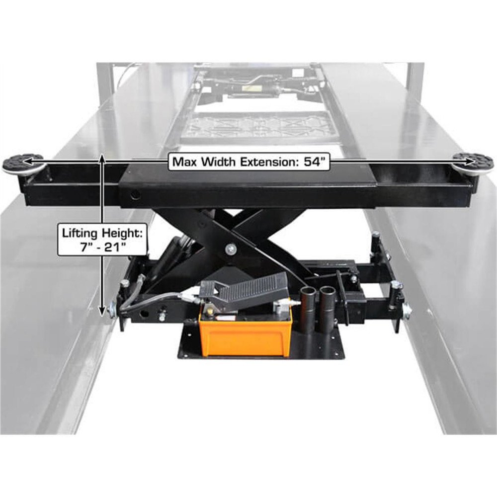 Atlas RJ6 Air/Hydraulic 6,000 lbs. Capacity Jack Rolling Bridge Jack - Image 6