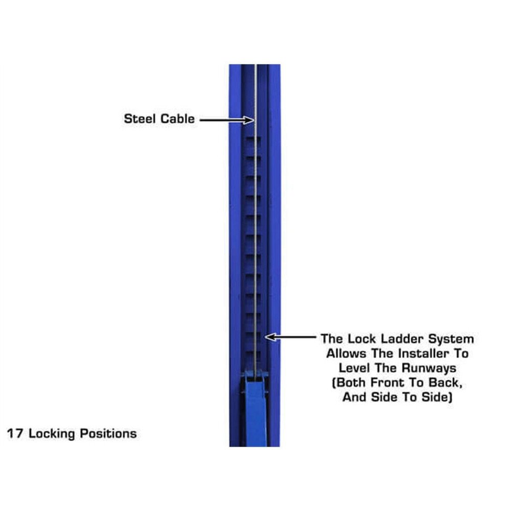 Atlas Platinum PVL14OF-EXT ALI Certified Open Front Alignment 14,000 lb. 4-Post Lift - Image 12