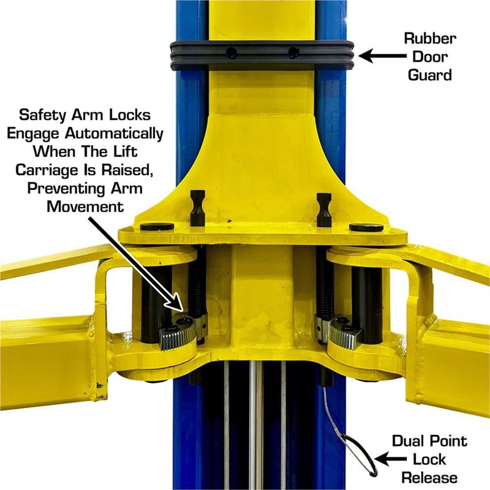 Atlas Capacity Base plate 2 Post Lift XH-TPF-9 9,000 lb - Image 9