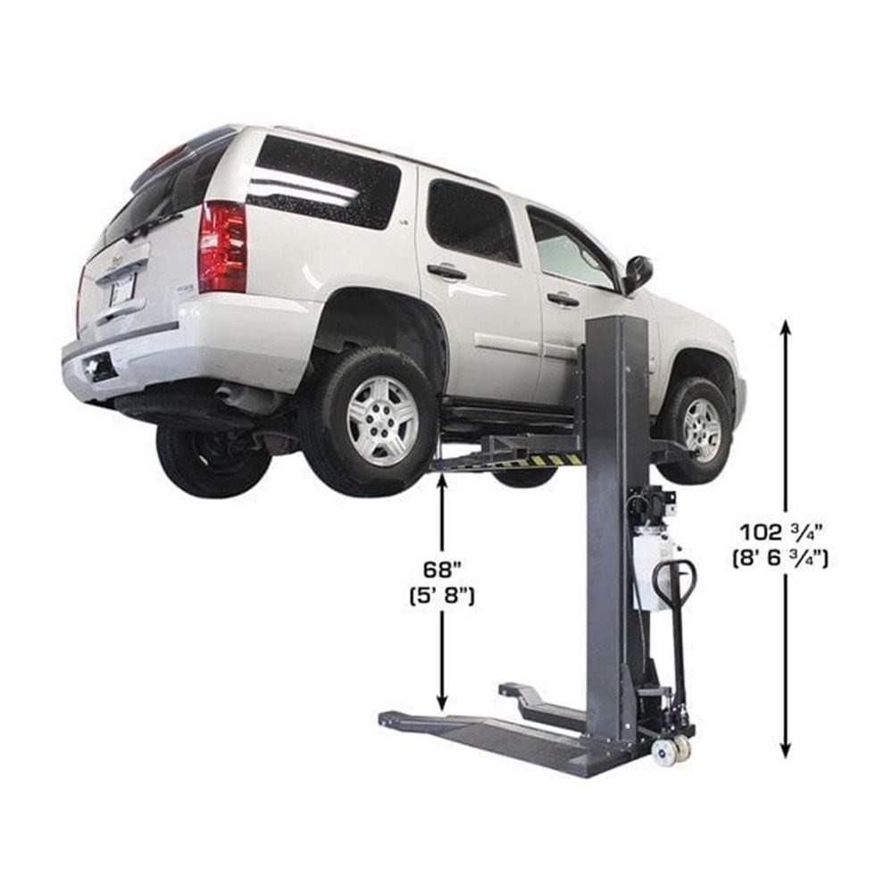 Atlas PSP-6000 6,000 lb. Capacity Portable Single Post Lift - Image 8