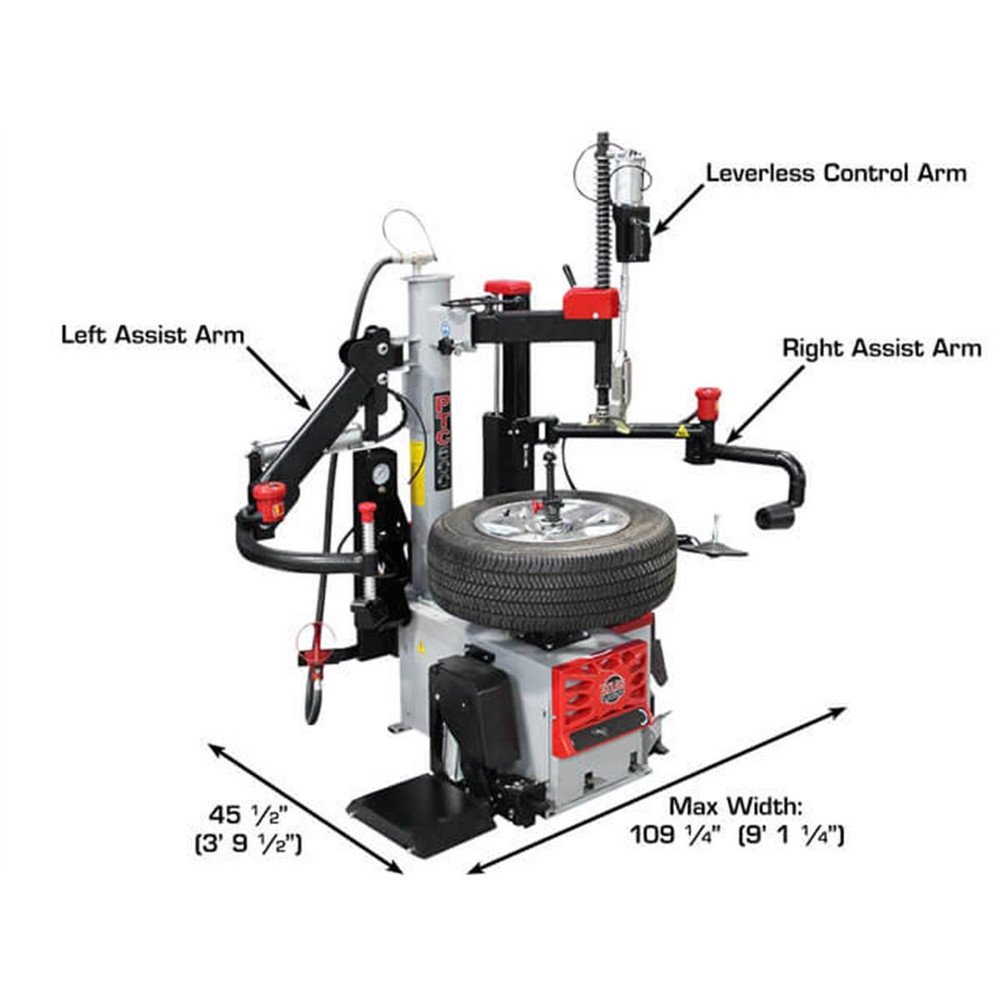 Atlas Platinum PTC500 Center Post Tire Changer w/Adapters - Image 9